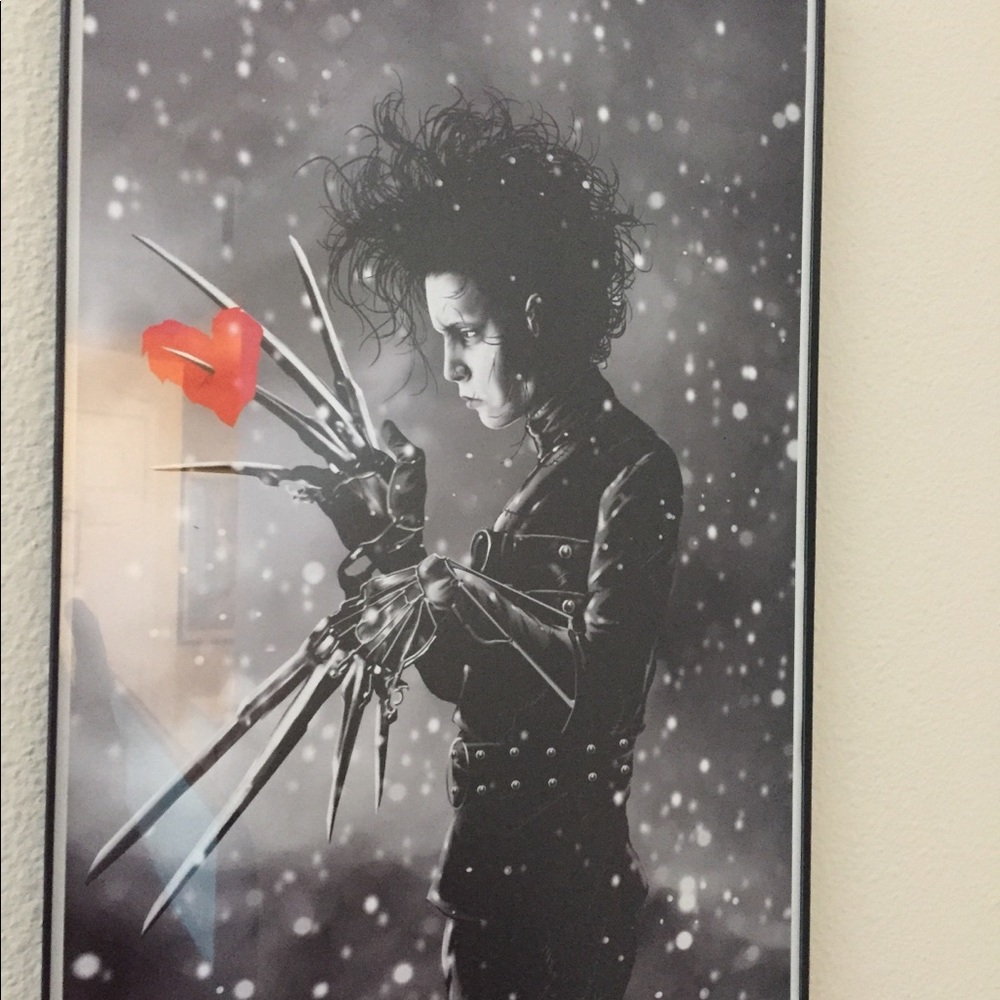 Edward Scissorhands 11x14 framed art